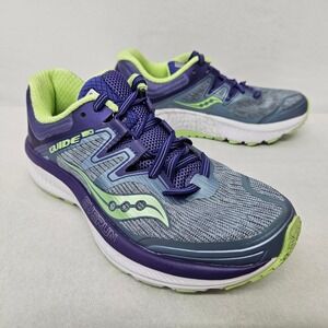 Saucony‎ Women's Guide Iso Running Shoes S10415-1 Purple White Sz 6 NO INSOLES